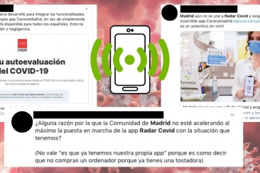 Radar covid Madrid